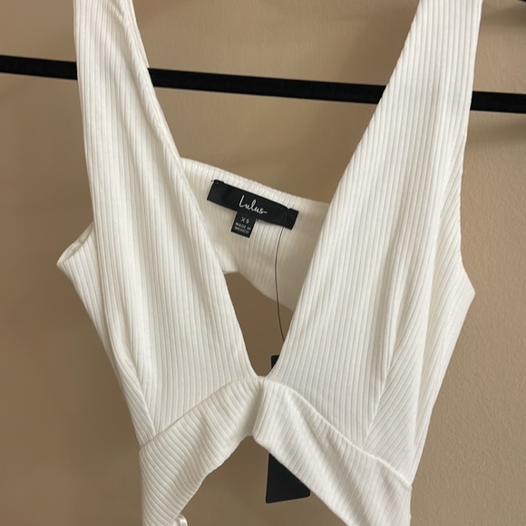 Selling midi white dress brand new with tags! - Picture 2 of 5